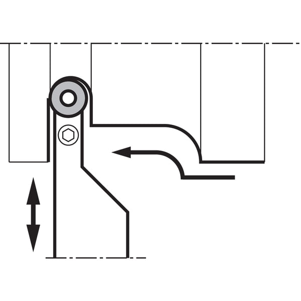 Turning Toolholder, PRXCR 2525M10