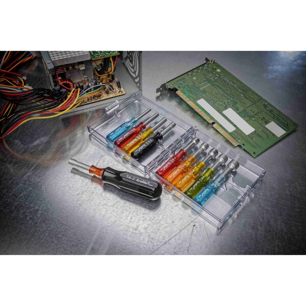 Nut Driver Set, 11 Pieces, SAE, Hollow
