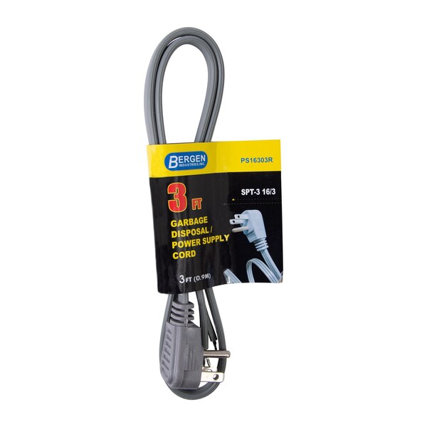 Appliance Power Cord 3FT.16/3 Garbage D