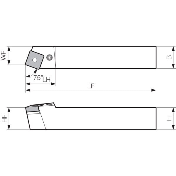 Turning Toolholder, PSBNL 2525M12