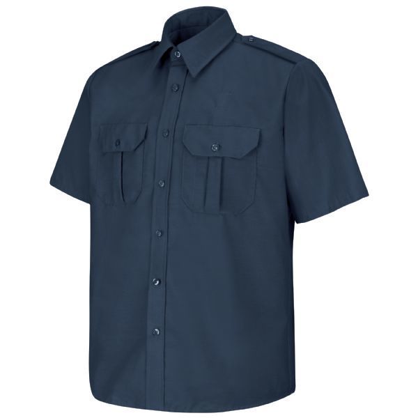 Mens Ss Navy Security Sht Epaulets