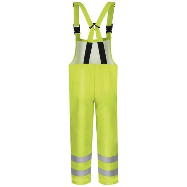 Arc Flash Rain Bib Overall, S, High Visibility Yllw