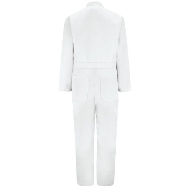 Coverall, Chest 38In., White
