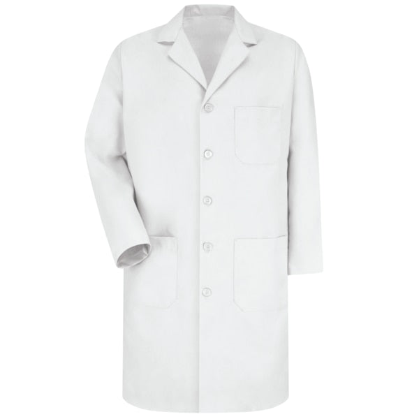 Mens White Lab Coat 80/20