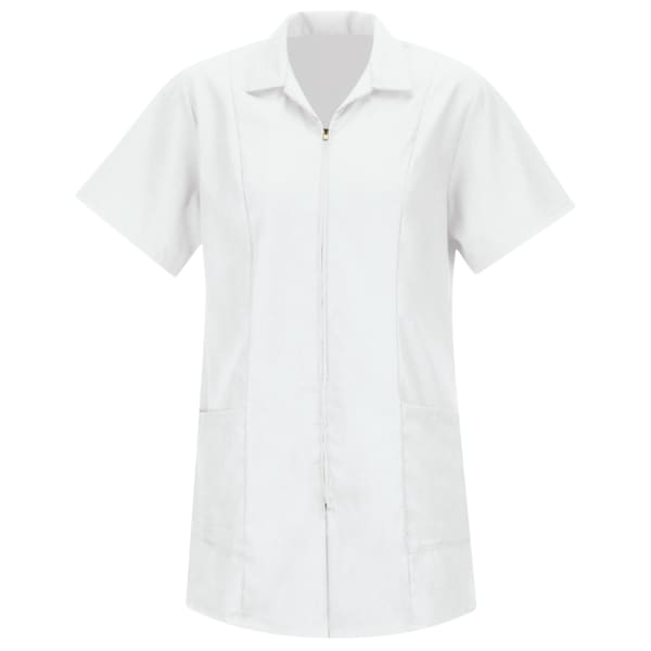Womens Zip Front Smock