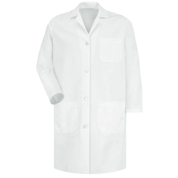 Wmns White Staff Coat Hand Vents