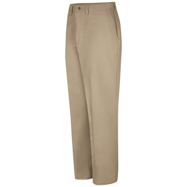 Mns Plain Front Cotton Casual Pant