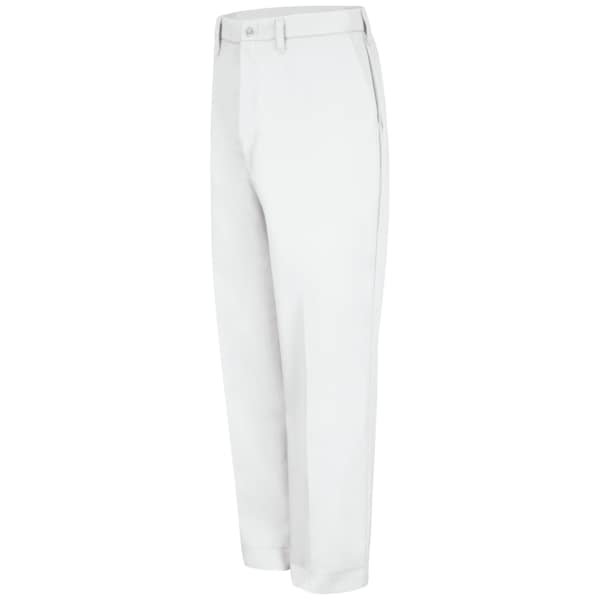 Mens Red-E-Prest White Work Pant
