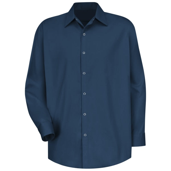 Mns Ls Navy Shirt No Pkt, XXL
