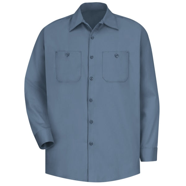Mns Ls Post Blue Dp Cotton, XXL