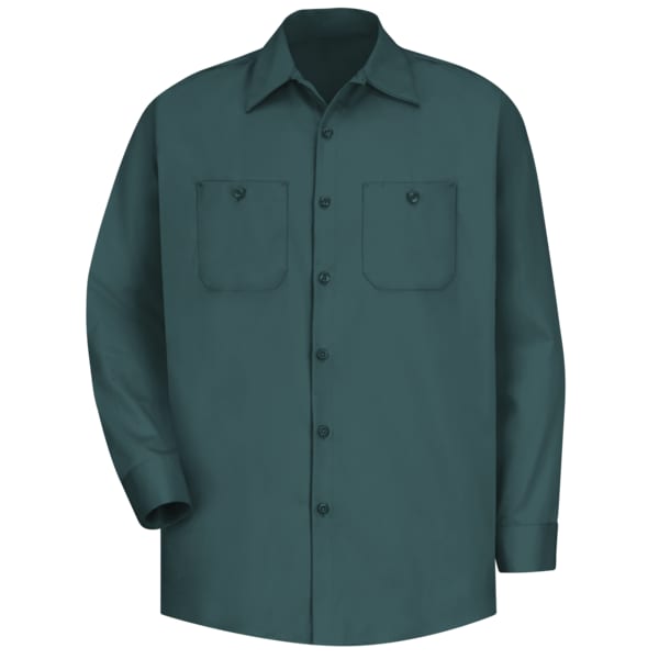 Mns Ls Spruce Grn Dp Cotton, 3XL