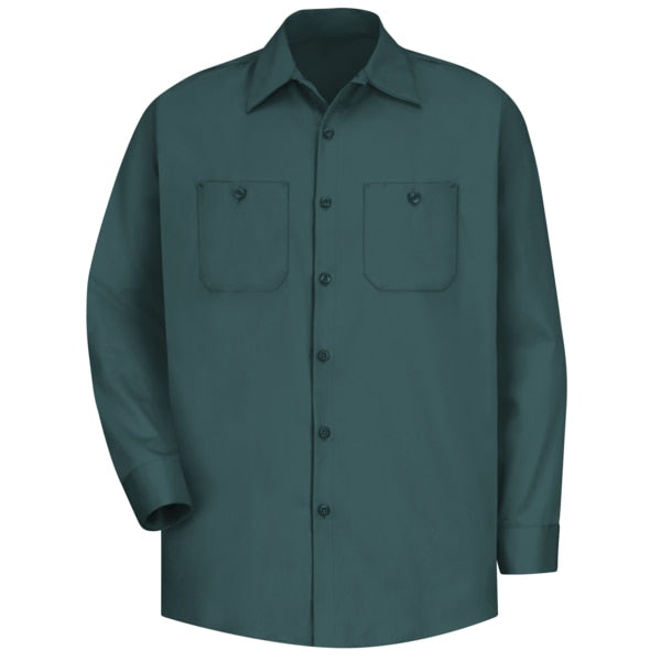Mns Ls Spruce Grn Dp Cotton, M