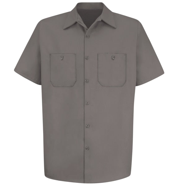 Mns Ss Graphite Gray Dp Cotton, L
