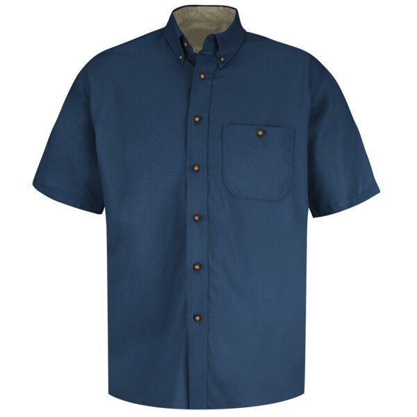 Mns Ss Cotton Dress Shirt, M