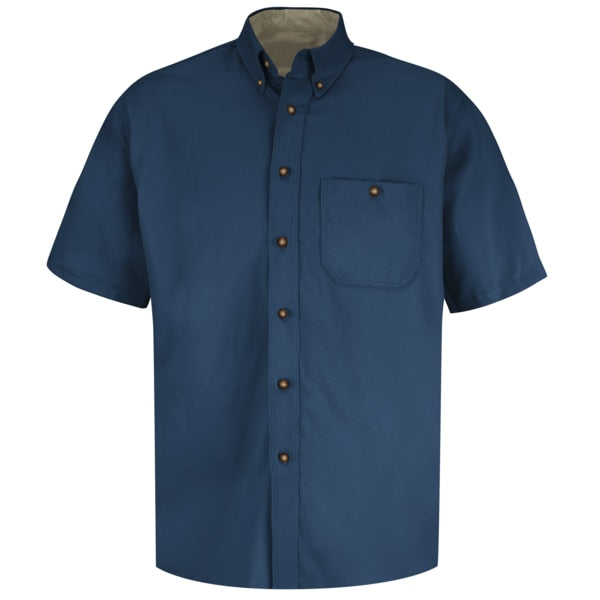 Mns Ss Cotton Dress Shirt, S