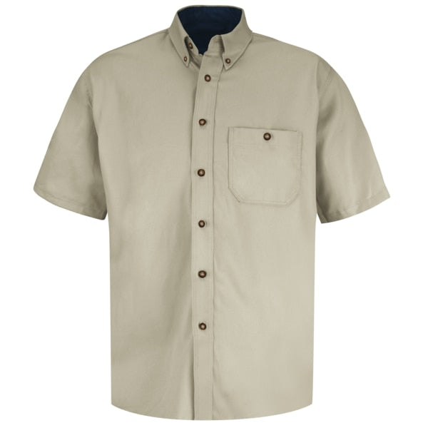 Mns Ss Cotton Dress Shirt, XL