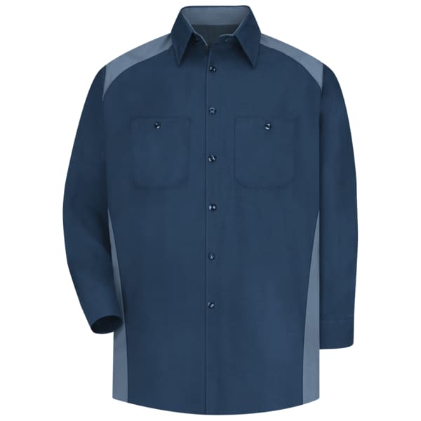 Mns Ls Motorsport Shirt - Nv/Pb, XL