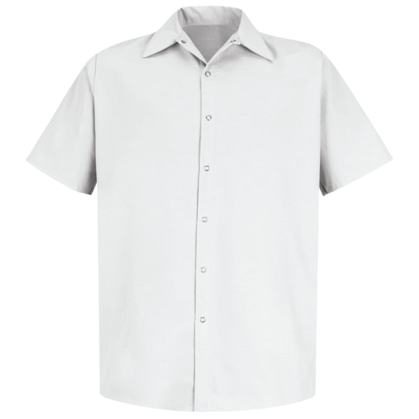 Mens Ss White Work Shirt No Pkts, 3XL