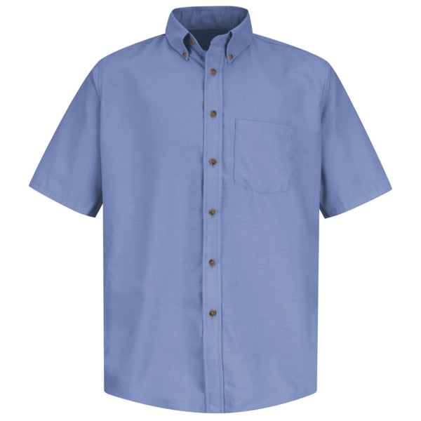 Mns Ss Button Down Poplin Shirt, Lb, XXL