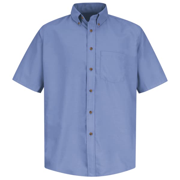 Mns Ss Button Down Poplin Shirt, Lb, 3XL