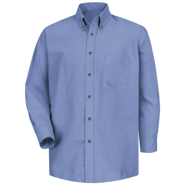 Mns Ls Button Down Poplin Shirt-Lb, 5XL