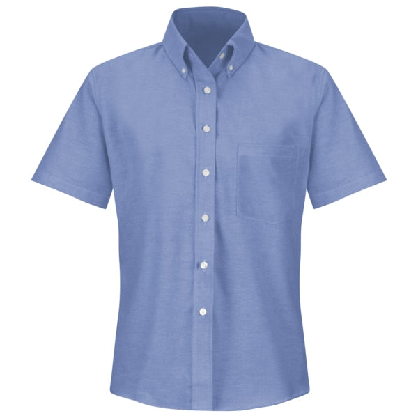 Wmns Lt Blu Drs Shirt 60/40 Oxf S/S