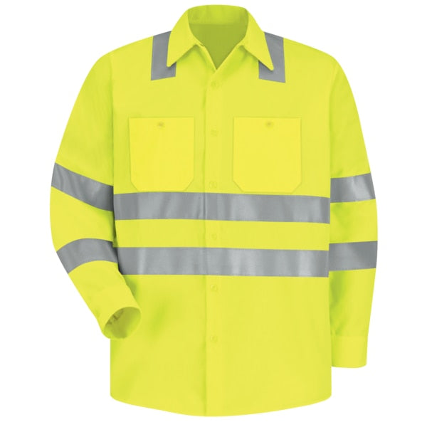Ls Hi-Viz Workshirt-Ansi Class 3, XL