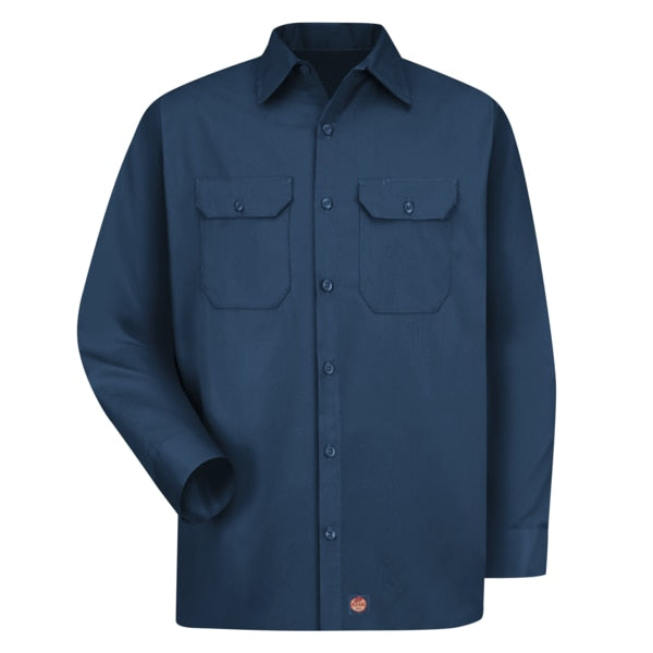 5M56Snv Mns Navy Twill Wkshirt, XXL