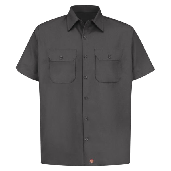 Mens Ss Twill 65/35 Work Shirt-Ch, L