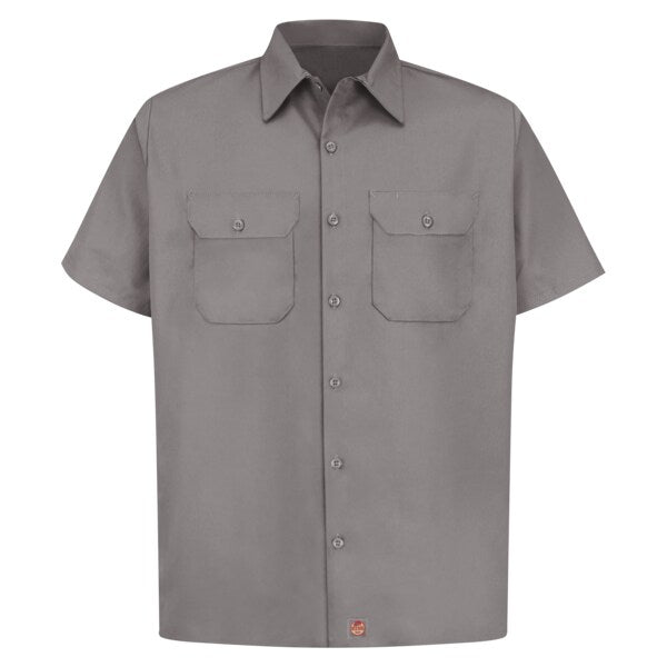 Mens Ss Twill 65/35 Work Shirt-Sv, XL