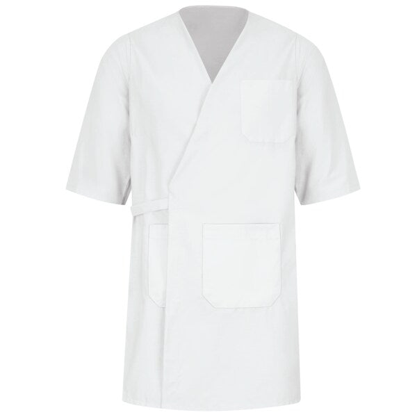 Unisex Wrap White Poplin