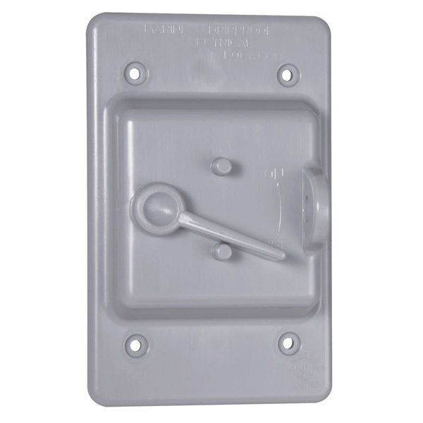 1 -Gang Vertical Toggle Weatherproof Cover, 3