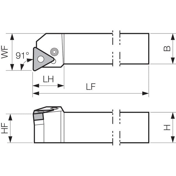 Turning Toolholder, PTFNR 2020K16