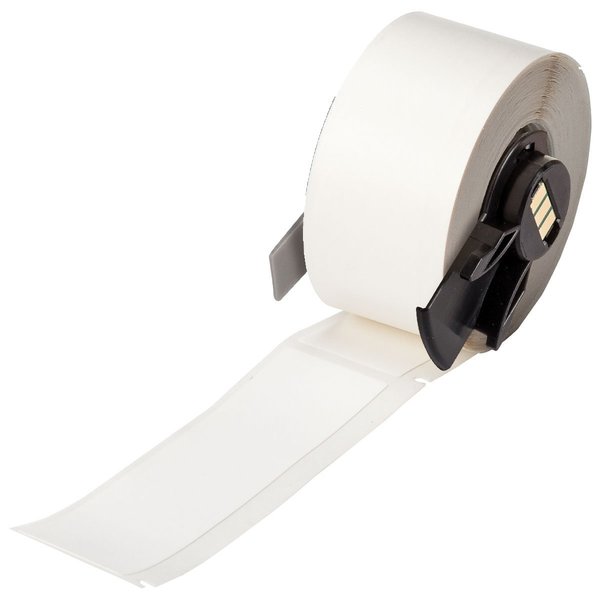 Label, 4 in W, White