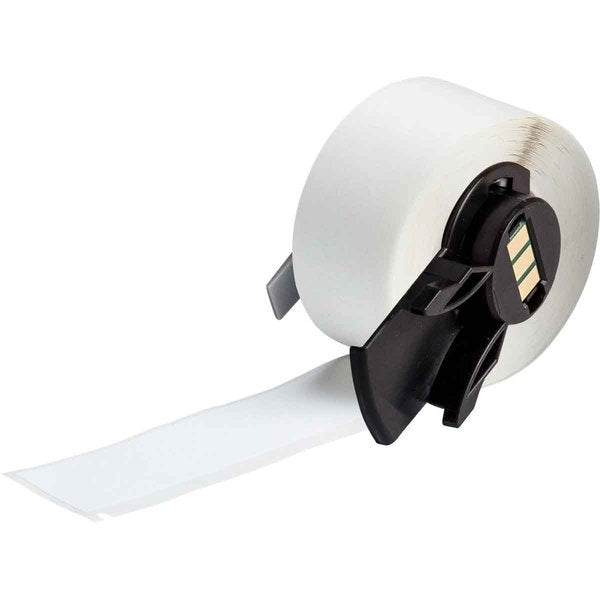 Label, 4 in W, White