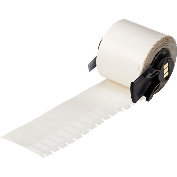 Label, 1/4 in W, Clear; White