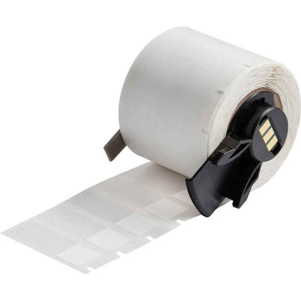 Label, 1/2 in W, Clear; White