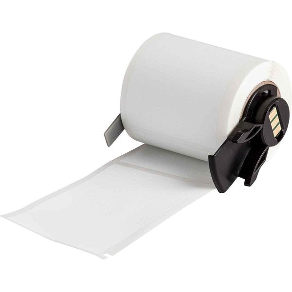 Label, 3 in W, White