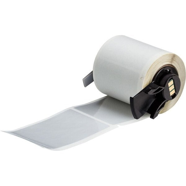 Label, 3 in W, Silver