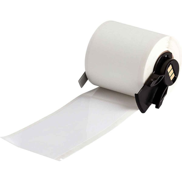 Label, 4 in W, White