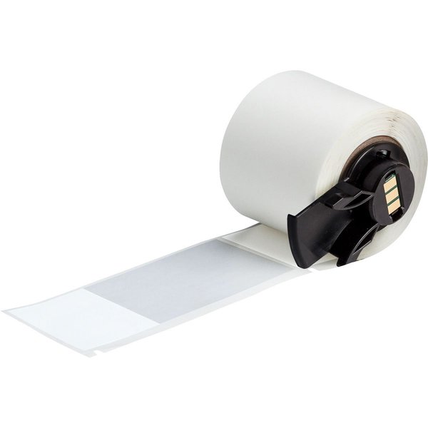 Label, 3 1/2 in W, Clear; White