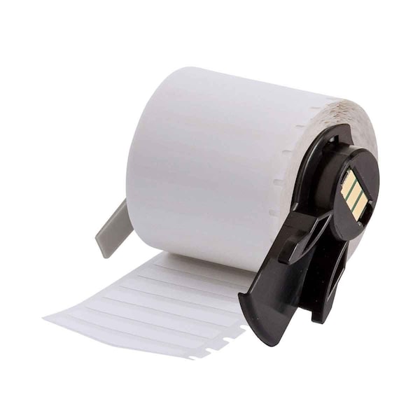 Label, 1 29/32 in W, White