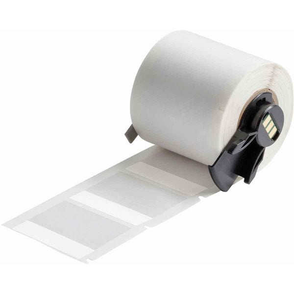 Label, 1 3/4 in W, Clear; White