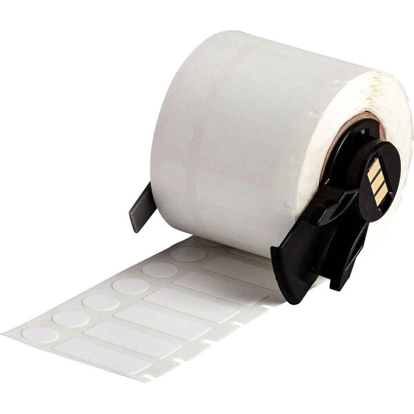 Label, 1 in W, White