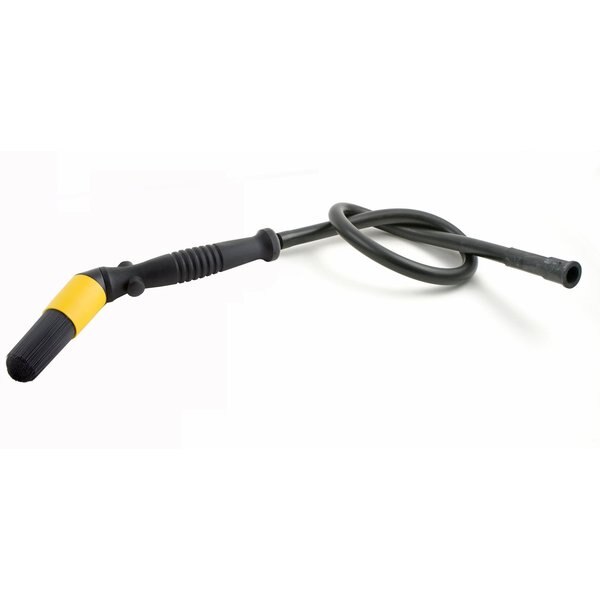 PW6P Parts Wash Brush, ERGONOMIC Handle, Flow Thru Style With Tube