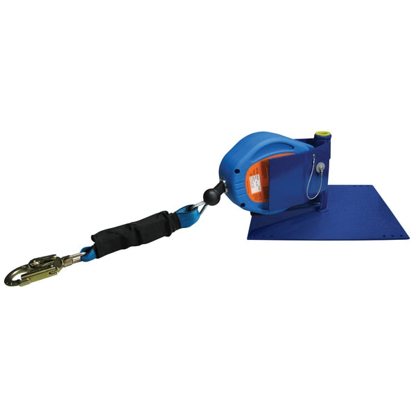 Flat Metal Roof Anchor, w/50 ft. Blocfo
