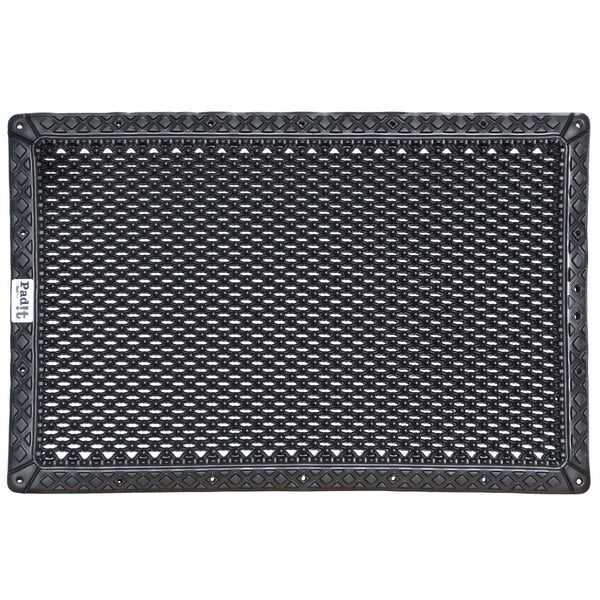 Portable Seat Cushion, Black, 27 in L x 18 in W, EVA Foam, 1 in Thick