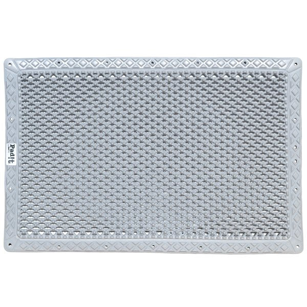 Portable Seat Cushion, Grey, 27 in L x 18 in W, EVA Foam, 1 in Thick