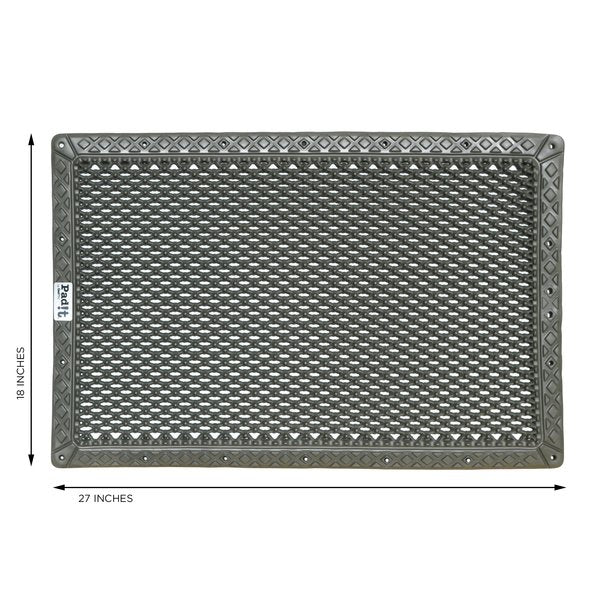 Portable Seat Cushion, Green, 27 in L x 18 in W, EVA Foam, 1 in Thick