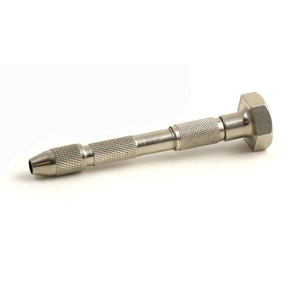 PV460 Pin Vise, Double Ended With Hexagonal Locking Collet, For Stem Diameters Up to 0.125